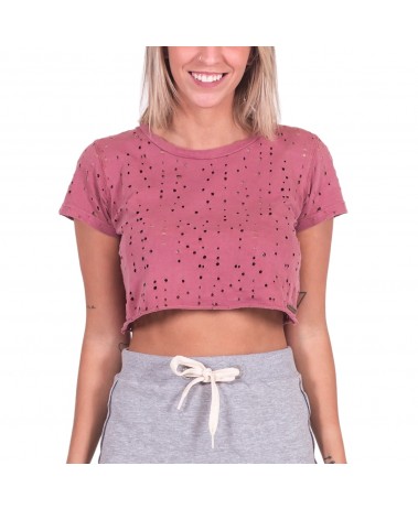 T-SHIRT CURTA ESTONADA