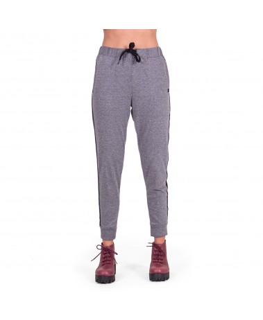 CALÇA RETA EM MALHA MESCLA