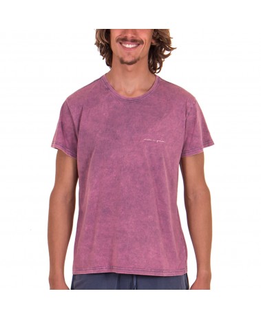T-SHIRT SLIM MARMORIZADA ASSINATURA