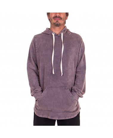 BLUSÃO CANGURU OVERSIZED MARMORIZADO