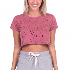 T-SHIRT CURTA ESTONADA