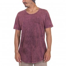 T-SHIRT OVERSIZED BARRA ARREDONDADA MARMORIZADA
