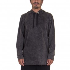 T-SHIRT MANGA LONGA COM CAPUZ MARMORIZADA